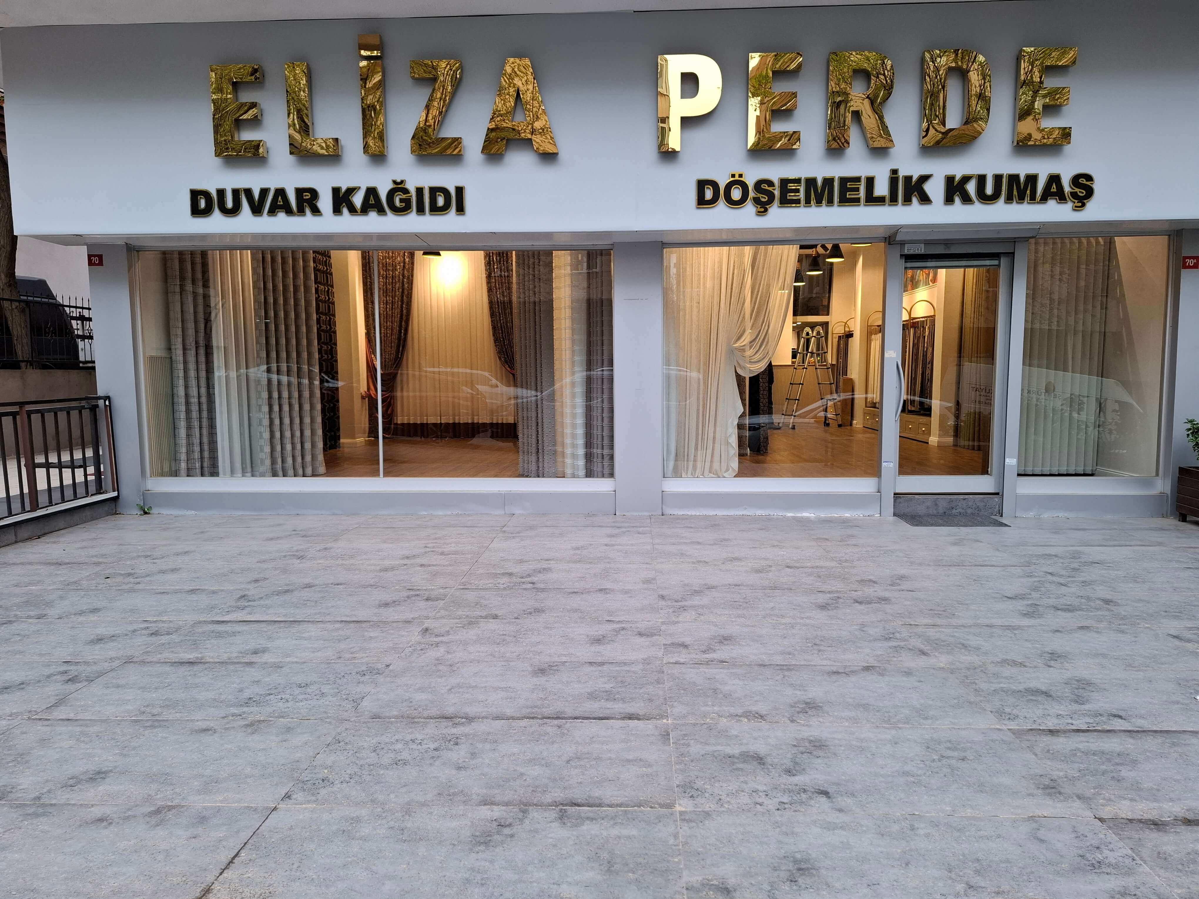 Ataşehir Perde Mağazamızın giriş kısmı